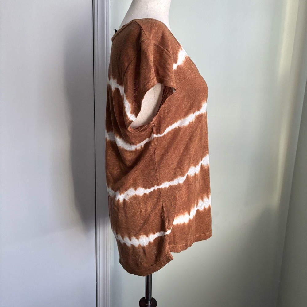 Sanctuary Alma Stripe Scoop Neck linen size M - Picture 4 of 7